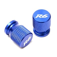YAMAHA R6 Metal Dust Caps Pair