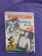 MINERVA DISNEYLAND KIDS KNITTING PATTERNS BOOK TRUE VINTAGE 1940's  2-10 YEARS.