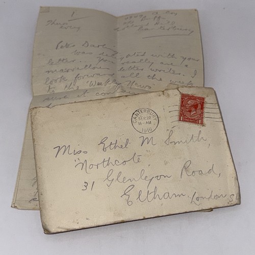 Ww1 1916 handwritten - 1916, letter