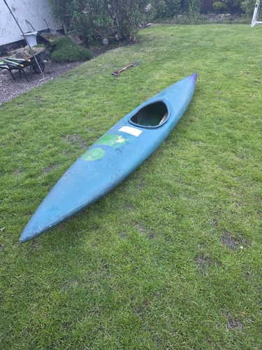 Fiberglass canoe person - canoe, 1