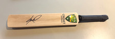 Shane Warne Signed Mini Cricket Bat with COA - Australia