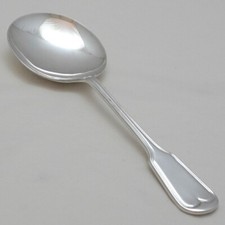 FIDDLE & THREAD Design SHEFFIELD ENGLAND Silver Service Cutlery Serving Spoon
