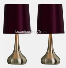 2x Satin Purple Shade Chrome