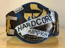 New HardCore Wrestling Championship 2MM BRASS Belt Replica  Leather Strap