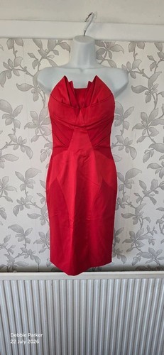 Coast dress red origami - dress,