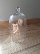 Clear Cloche Glass Dome Bell