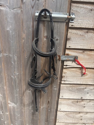 Black pony size bridle bit - pony,
