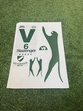 Slazenger V6 Cricket Bat Sticker - Retro! 🔥 - High Quality
