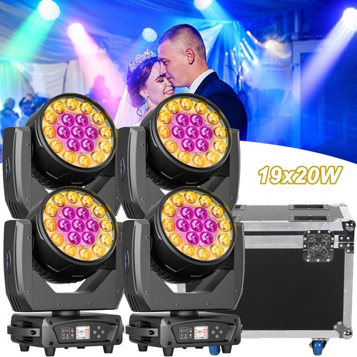 4pcs 19x20w led rgbw 1 - 4pcs, 4-in-1
