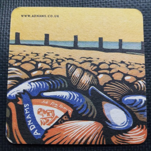 Adnams beer mat cat 55 - beer, uk