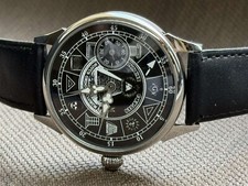 Vintage Mason Molniya Watch Mechanical Wrist Masonic Russian USSR Molnja Rare.