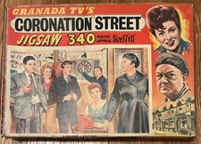 Vintage Coronation Street Jigsaw Puzzle 340 Pieces Complete - Rare 1964