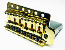Genuine Fender Vintage Bridge Tremolo 2-1/16'' GOLD for Mexican Strat Guitar