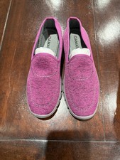 Brand New Damart Size 7 Burgundy Plain Leisure Shoe