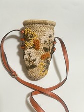 ZARA Raffia mini crossbody bag