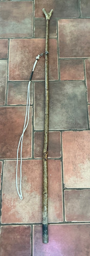 Vintage hazel stick deer - stick/,