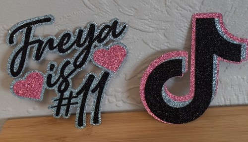 Personalised tiktok cake - personalised,
