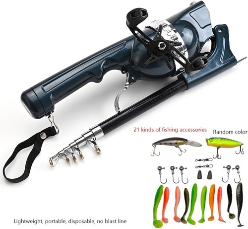 Fishing pole set full - pole,