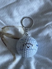 Callaway Blue Splatter Golf Ball Keyring