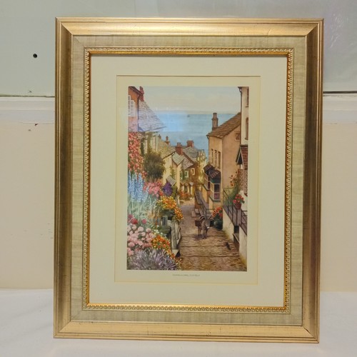 Framed vintage print - vintage,