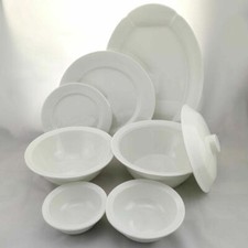 Solid Melamine White Plates