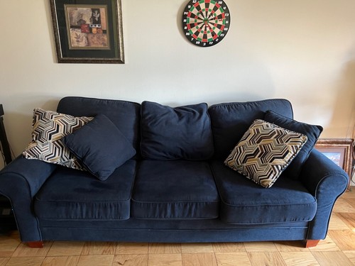 Navy blue sofa - blue, bought