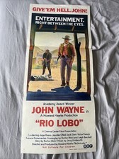 Rio Lobo Original Daybill Movie Poster Rare Vintage Western Retro John Wayne