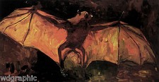 Flying Fox 1886 Van Gogh Fine Art Giclee Poster or Canvas Print 29x15