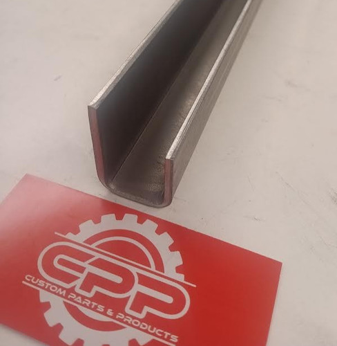 3mm steel channel section - 3mm, j