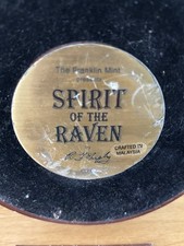 Franklin Mint "Spirit Of The Raven" Bronze Figurine Statue By R .F Murphy