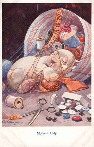 Bonzo postcard george - postcard,