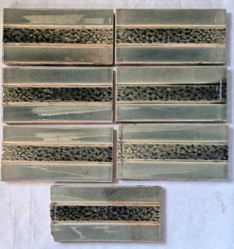 Antique fireplace spacer tiles