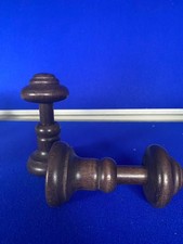 Pair of Wooden Curtain Stem