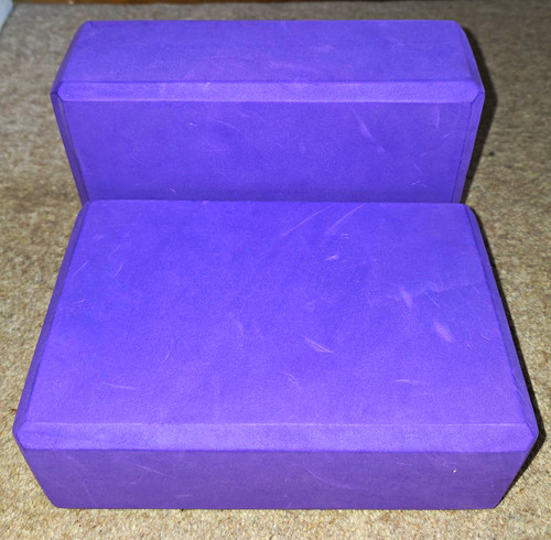 Purple foam yoga - foam,