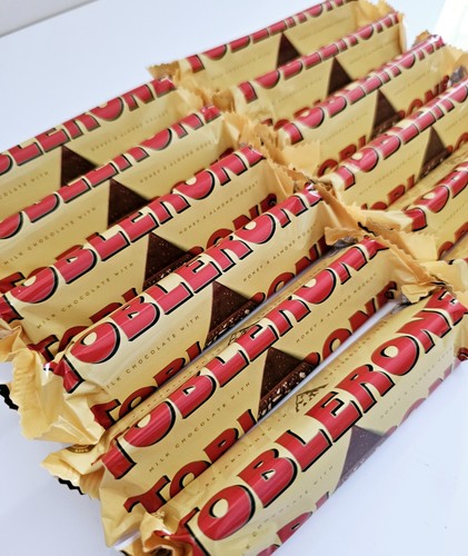 Toblerone milk chocolate bars - toblerone,