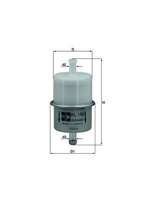Fuel filter fits ligier - fuel, ambra