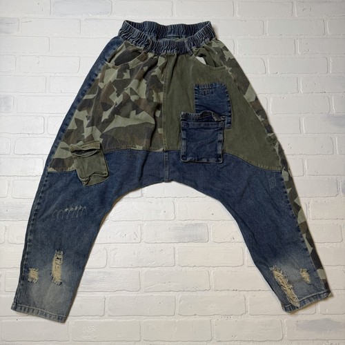 Drop crotch patch - crotch, cropped