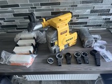 Dewalt Intergrated Dust Extraction bare Unit with spare brushes and filters 