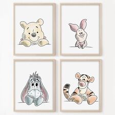 Winnie the Pooh Set of 4 Wall