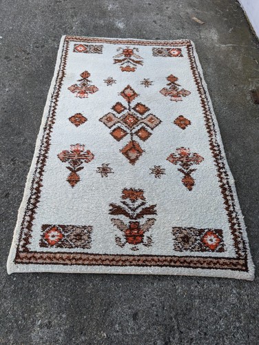 60s carpet vintage berber rug - berber,