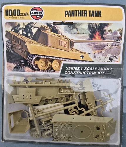 Vintage airfix panther tank - airfix,