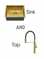 Brushed Brass Undermount