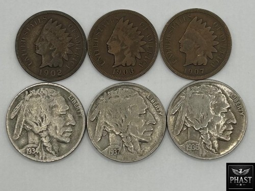 Coin lot 3 - 6, indian
