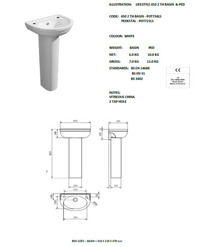 Lifestyle tap hole basin - tap,