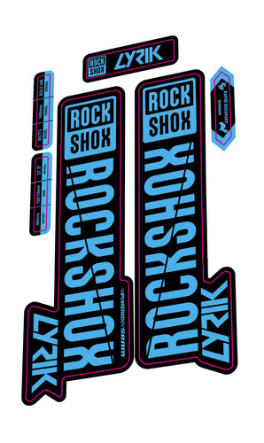 Rockshox lyrik fork - decal, kit