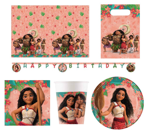Moana party tableware - moana,
