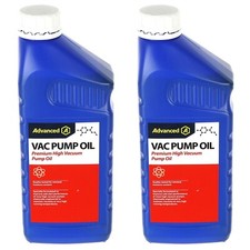 VACUUM PUMP OIL 2 x 1L BOTTLES ADVANCED ENGINEERING ISO 32 REFRIGERATION HVAC