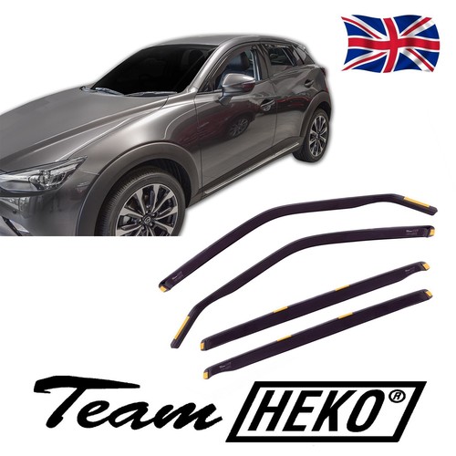Heko wind deflectors for mazda - deflectors,