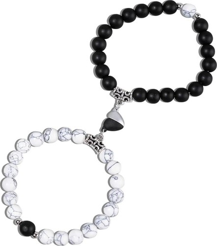 2pcs magnetic couple bracelets - 2pcs,