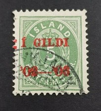 Iceland island 1902 - 5, aur
